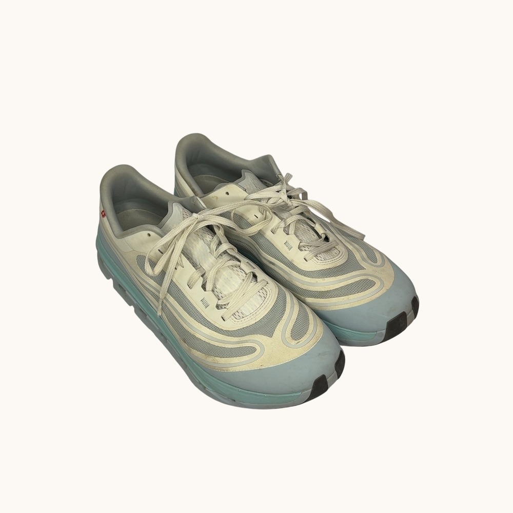 On Cloudflow 5 Mens Running Shoes Glacier Luminary Blue White Size 13